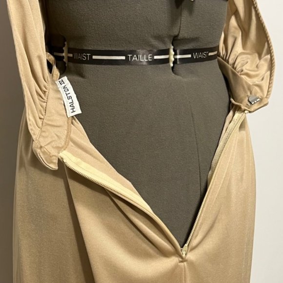 1980's HALSTON IV Vintage Halter Dress NWOT - Picture 16 of 16